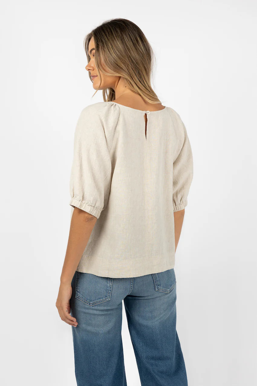 Lagoon Blouse - Natural