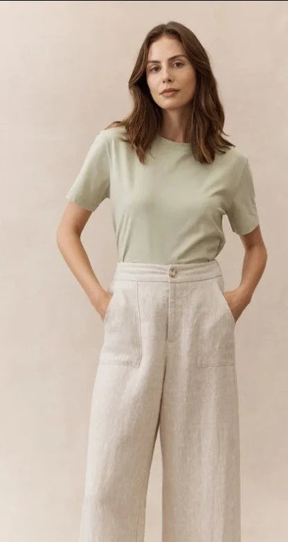 Jude Linen Pant - Natural