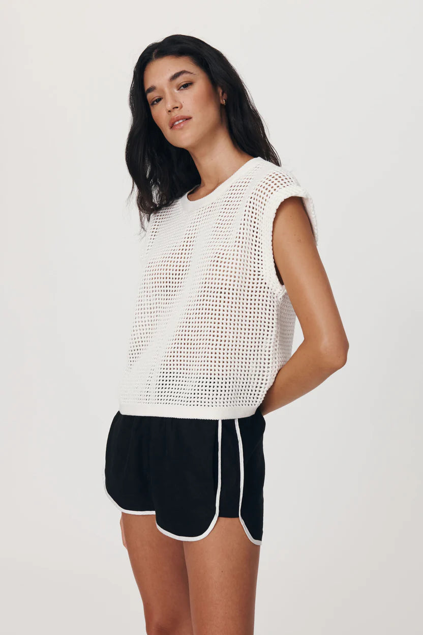 Mimi Knit Top - Bone